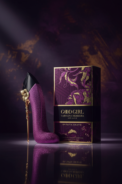 Good Girl Fantastic — dark purple editorial