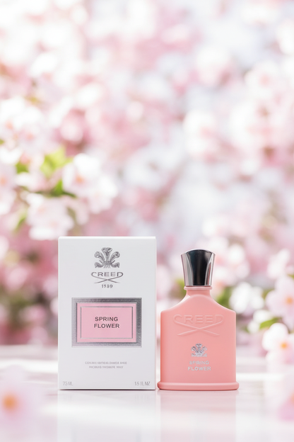 Creed Spring Flower — dreamy garden bokeh editorial