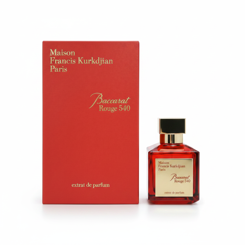 Baccarat Rouge 540 perfume bottle on white backgMaison Francis Kurkdjian Baccarat Rouge 540 Eau de Parfumround