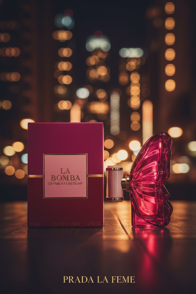 La Femme Prada — night city lights glamour
