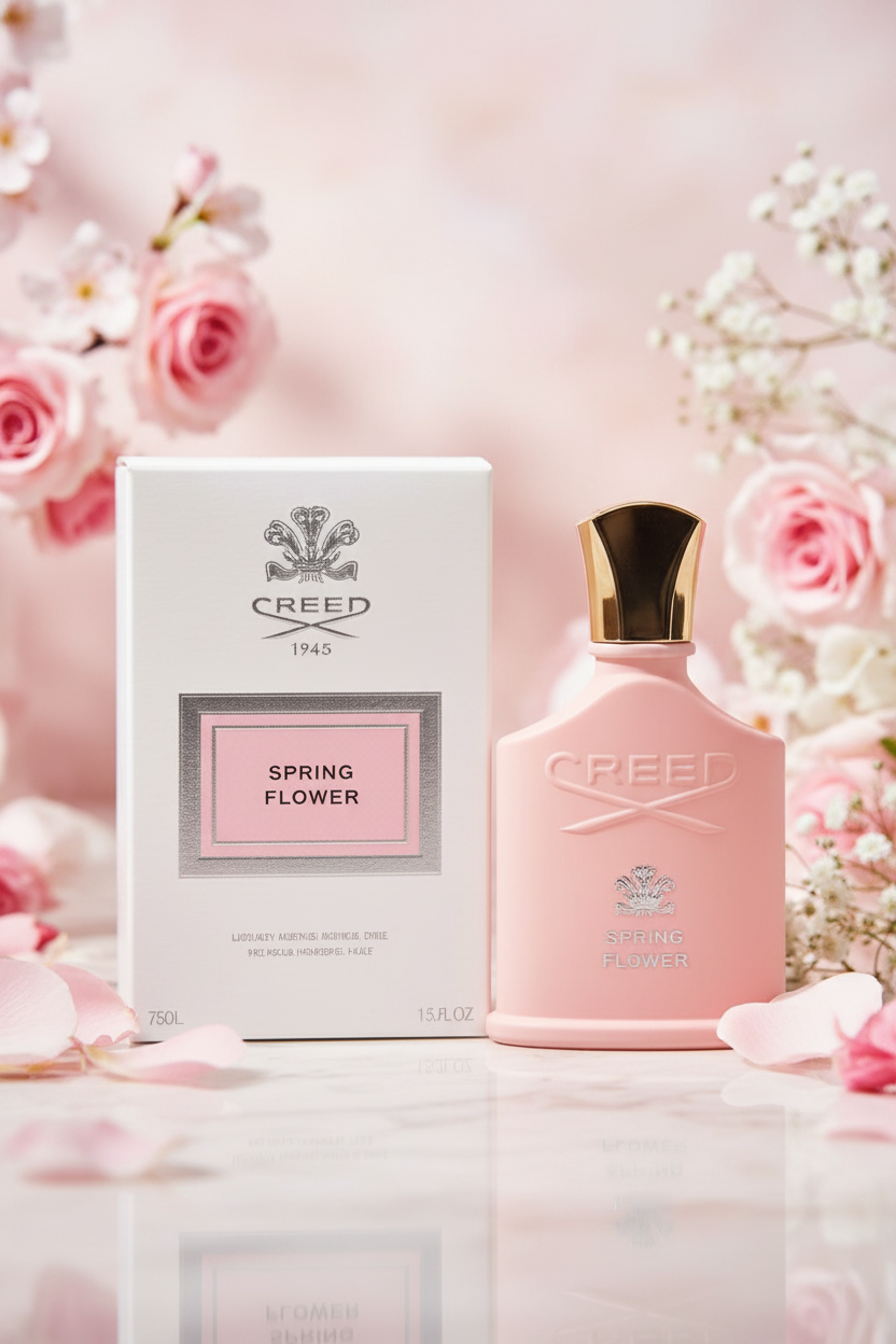 Creed Spring Flower — floral editorial